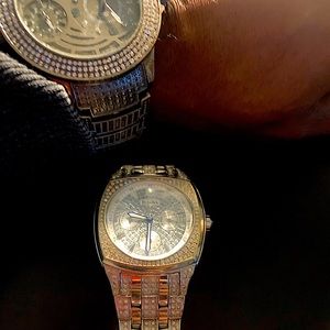 Men’s Swarovski Crystal Stainless Steel Watch